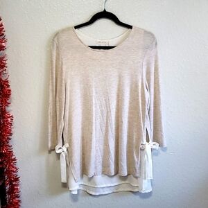 Anthropologie Pebble and Stone layered tunic, Size M